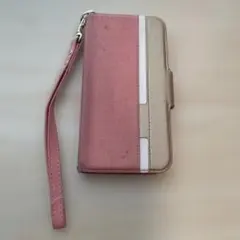 iPhone12スマホケース ピンクベージュ