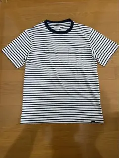 Marmot ボーダー ポケットTシャツ ホワイト×ネイビーのサムネイル