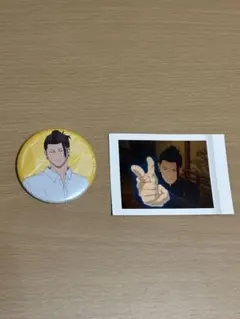 呪術廻戦 夏油傑缶バッジ＆チェキ