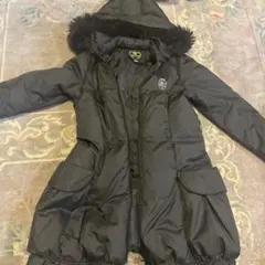 Mezzo Piano ブラックダウンコート 135サイズ