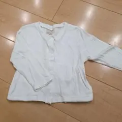 petit main カーディガン 90cm ホワイトのサムネイル