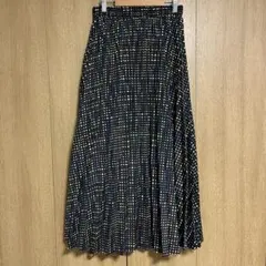 coenチェックスカート