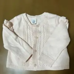 GAP フリル付きカーディガン 6-12ヶ月