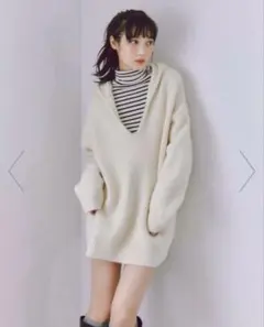 【FRAY I.D】完売品 ニットフーディー　フレイアイディー 楽天市場】【即日出荷】15%OFF! FRAY I.D フレイアイディー ニット