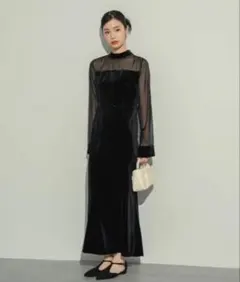 neuna ベロアマーメイドドレス　オケージョンドレス　結婚式