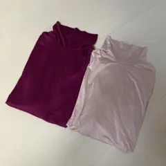 【2枚set】UNIQLO ユニクロ　タートルネック