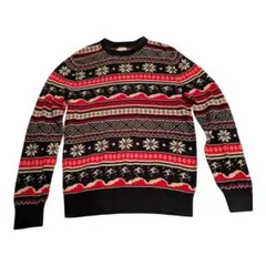 H&M ノルディック柄 長袖ニット S〜Mサイズ
