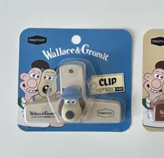 [韓国限定]Wallace&Gromitウォレスとグルミット クリップ　ベージュ
