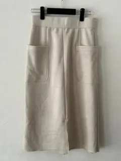 【新品未使用タグ付】アイボリータイトスカート ロング　L