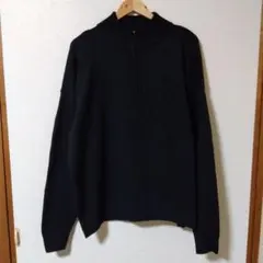 ジップアップニット