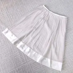 美気品✨J&R ジェイアンドアール サテン切替プリーツスカートM 日本製 ピンクのサムネイル