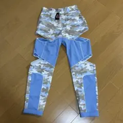 RIEHATA × atmos pink カラーブロッキングパイピングパンツのサムネイル