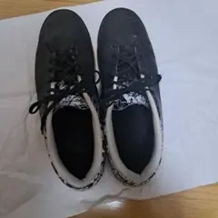 ASICS フットサルシューズ 迷彩柄 ブラック/ホワイト　27.5cm