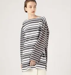 Le minor × TOMORROWLAND バスクシャツ ボーダー 春夏