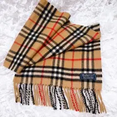 BURBERRYS ノバチェック カシミヤ100% ロングマフラー　バーバリー