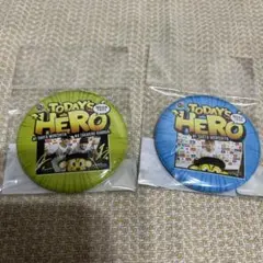 阪神 TODAY'S HERO 缶バッジ 森下選手熊谷選手　8/30 8/31