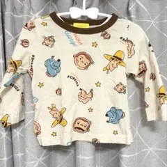『美品』おさるのジョージ 長袖Tシャツ 80センチ