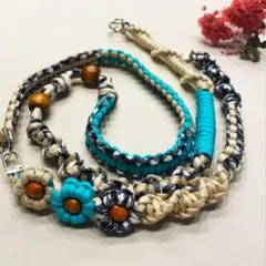 スマホショルダー 3way ストラップ パラコード ハンドメイド