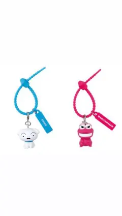 クレヨンしんちゃん カラフルマルチチャーム　ワニ山さん&シロセット