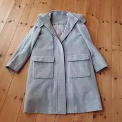 美品　Theory luxe フード付ダウンフェザーライナー付き　ロングコート