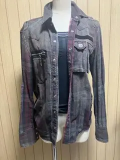 PPFM チェック柄 長袖シャツのサムネイル
