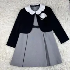 【美品】CHOPIN ジャケット ワンピース コサージュ　120 女の子 入学式