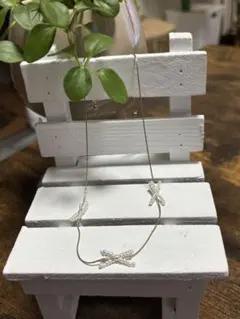 リボンモチーフ ネックレス