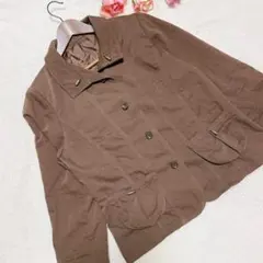 オーバージャケット スプリングコート レディース 長袖 カジュアル 襟付き L