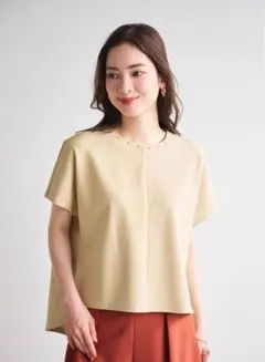 lounie スタッズアクセントプルオーバー　ベージュのサムネイル