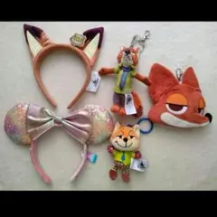 公式・美品】ディズニー チェシャ猫グッズ4点＆ミニーカチューシャ