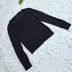MaxMara マックスマーラ ウィークエンド Vネックニット 黒 M 長袖美品のサムネイル