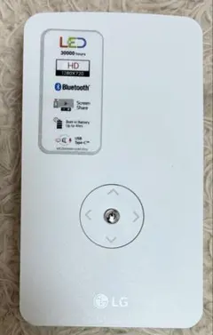 LGミニプロジェクターCJH310N BT WiFi バッテリー内蔵 超美品 - メルカリ