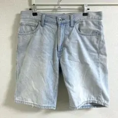 メンズS ライトブルー デニムショートパンツ ユニクロ