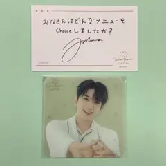 SEVENTEEN セブチカフェ コースター メッセージカード ジョシュア