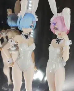リゼロ　レム　ラム　バニー　ホワイト　フィギュア2体セット
