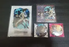 文豪ストレイドッグス 太宰治 中原中也 コラボカフェ本舗 缶バッジ アクスタ