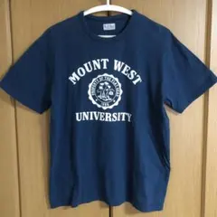 専用品　【美品】FLAT HEAD Tシャツ 44 ネイビーのサムネイル