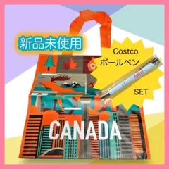 Costco ショッピングバッグ ＆ ボールペン セット CANADAエコバッグのサムネイル