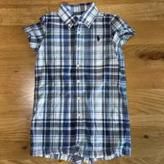 【Polo Ralph Lauren】チェック柄 ロンパース　12Mのサムネイル