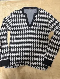 BURBERRY BLACK LABEL ダイヤモンド柄セーター サイズ2