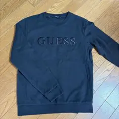 GUESS ブラック スウェット トレーナー