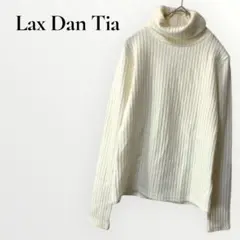 ラックスダンティア Lax Dan Tia タートルネックニット ホワイト M
