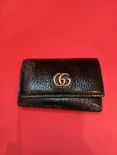 GUCCI グッチ　GGマーモント　6連キーケース　レザー