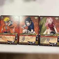 NARUTO】カードゲーム 忍-1 うずまきナルト うちはサスケ 春野サクラ
