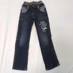 トムキャット☆125〜130サイズ ダークブルー ストレートパンツ