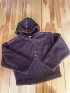 【新品】adidas フリースボアパーカー ブラウン Mサイズ