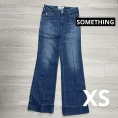 SOMETHING BRICK FLARE サムシング フレアデニムSEA801