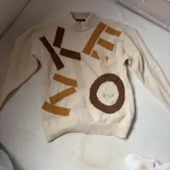 KENZOクリーム色 ニットセーターのサムネイル