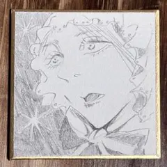 手描き アナログ イラスト オリジナル 色紙