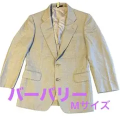 バーバリー/ストライプ柄/グレー/ジャケットMサイズ相当/美品のサムネイル